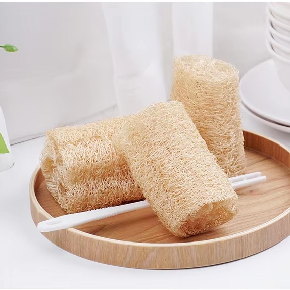 Keittiönpuhdistusavustaja Natural Loofah Cup -harja