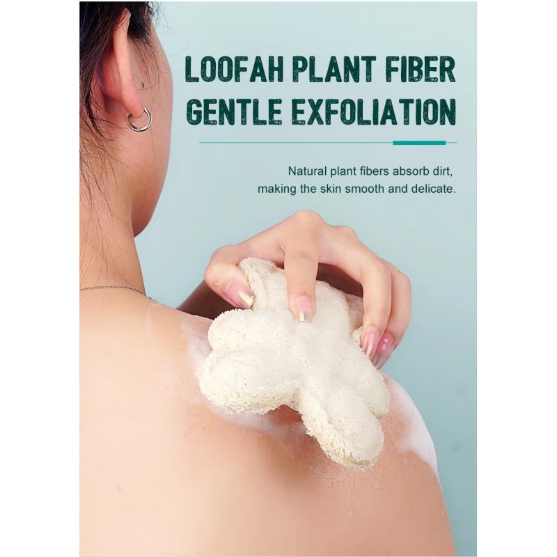 Loofah Sponge Bear Shape -puhdistusharja