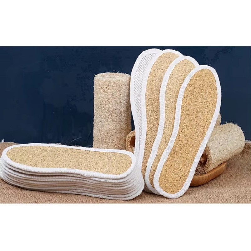 Luonnollinen hengittävä loofah-pohjallinen kengäntyyny