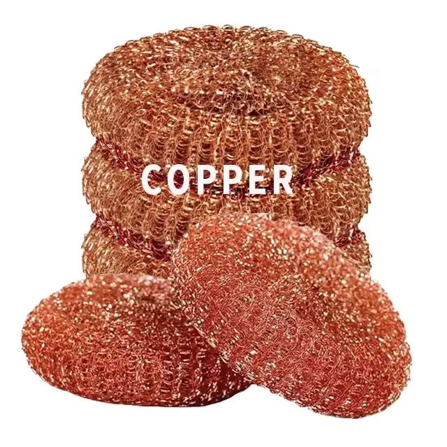 Puhdas kupariverkkojen puhdistus Scourer Ball -keittiön puhdistus
