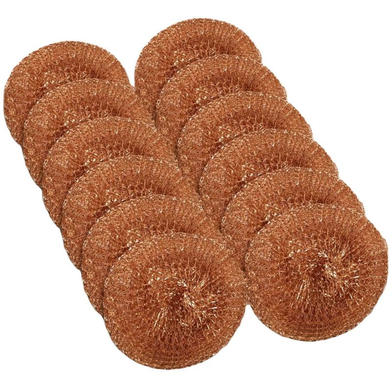 Puhdas kuparivillapuri keittiön puhdistus